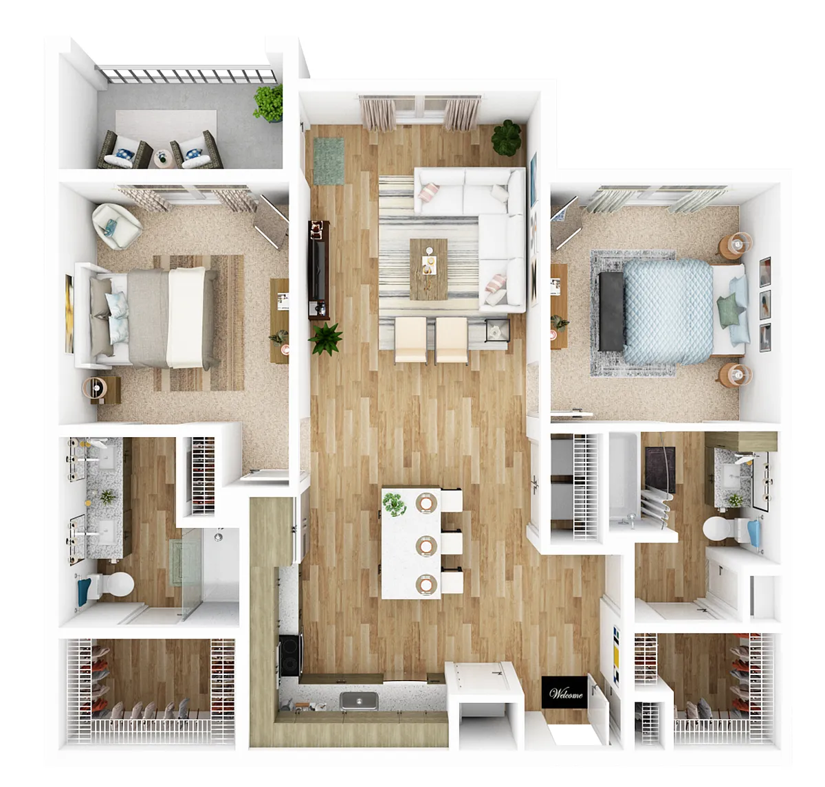 Floor plan B4