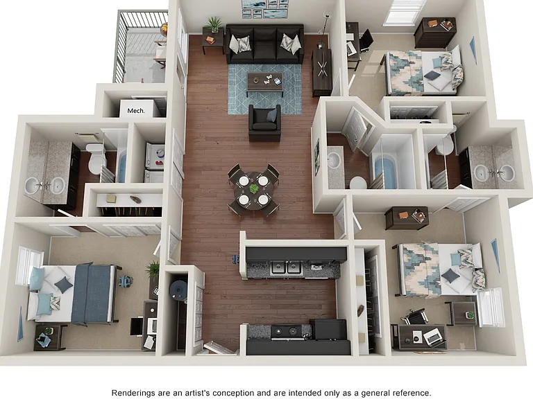 The Landings at Chandler Crossing - Student Living Priced per Bed — Photo 42