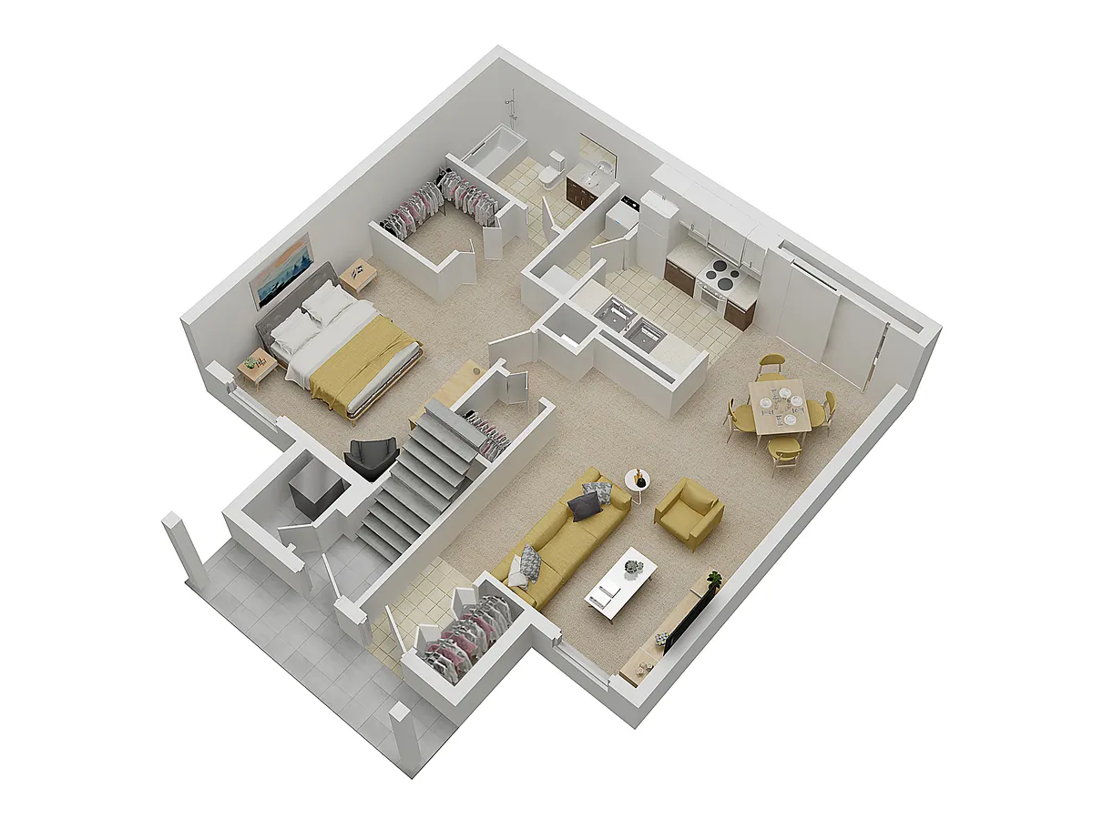 Floor plan The Huron River