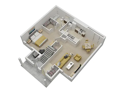 Floor plan The Huron River