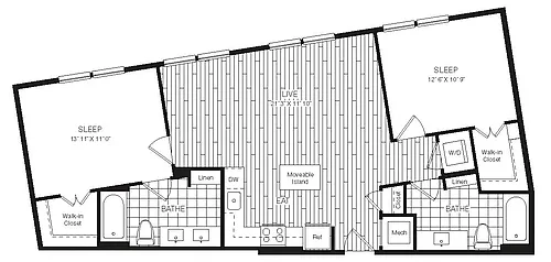 Floor plan Lofts-B11