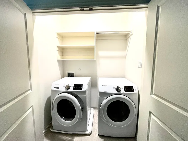 Laundy with washer and dryer