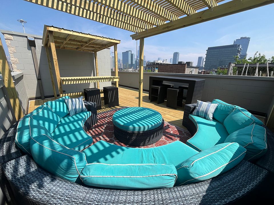 amazing private roof deck with sweeping skyline views