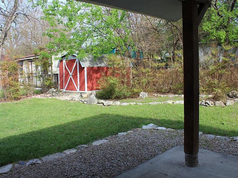 Back yard shed