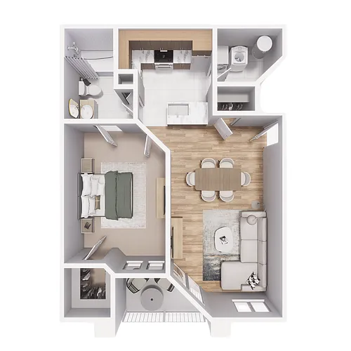 Floor plan 1x1 738sf Reno - A4