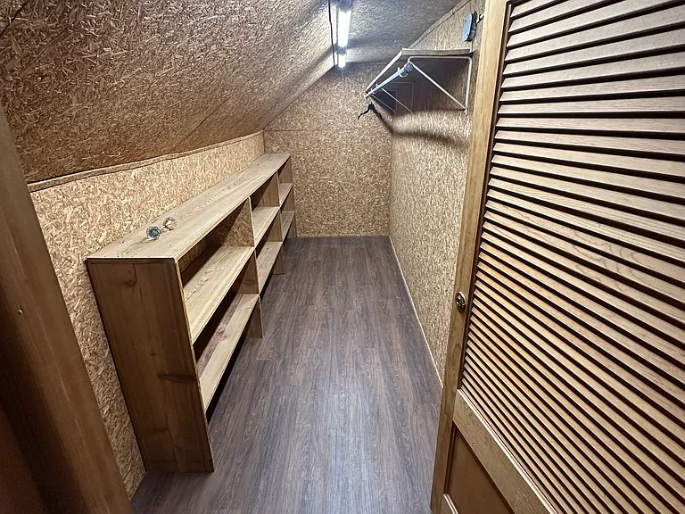 Upstairs bedroom closet