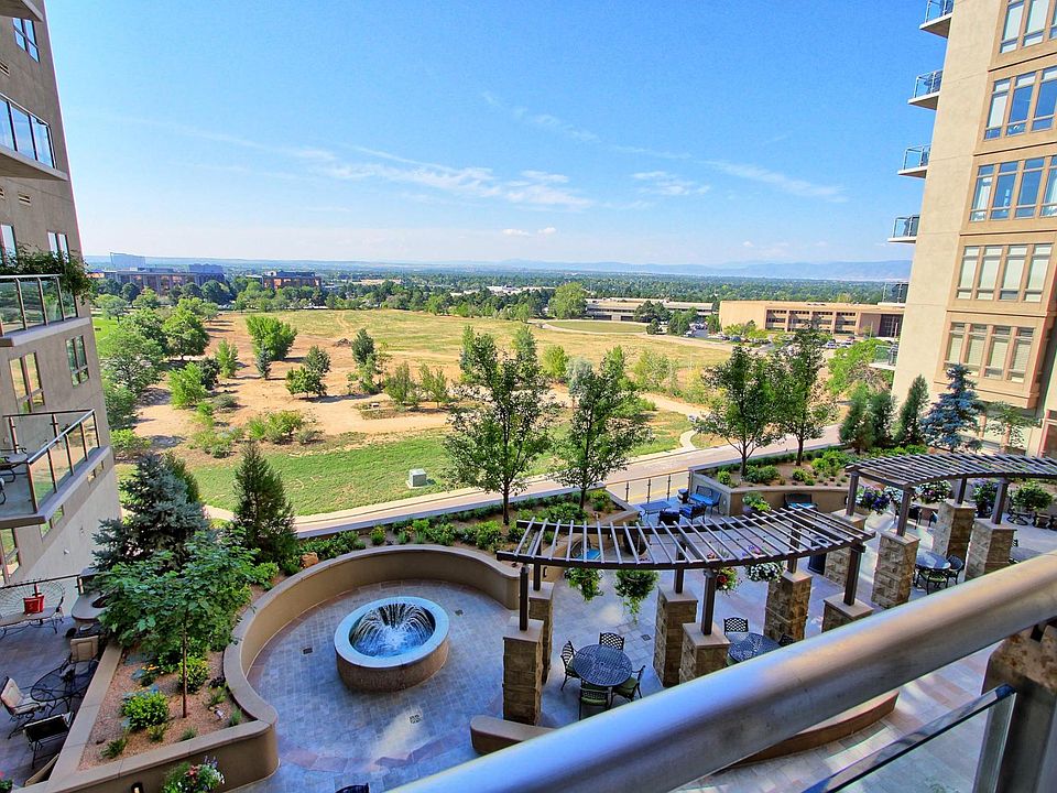 South & West Mountain Views from Balcony of # 715 Overlooking Fountains, Eating & Leisure Areas.