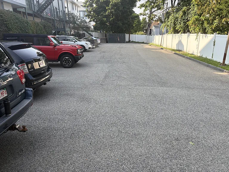 Private Parking Lot with reserved space
