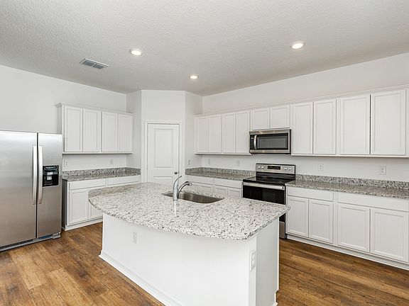 The Capri comes with stainless steel appliances