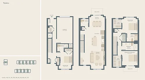 Floor plan Townhouse B