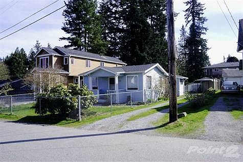 Front of home from right side