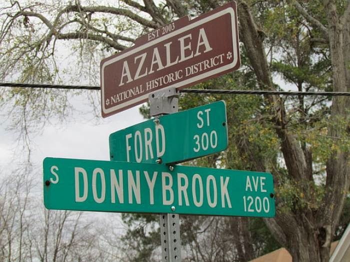 Azalea Dist. Sign