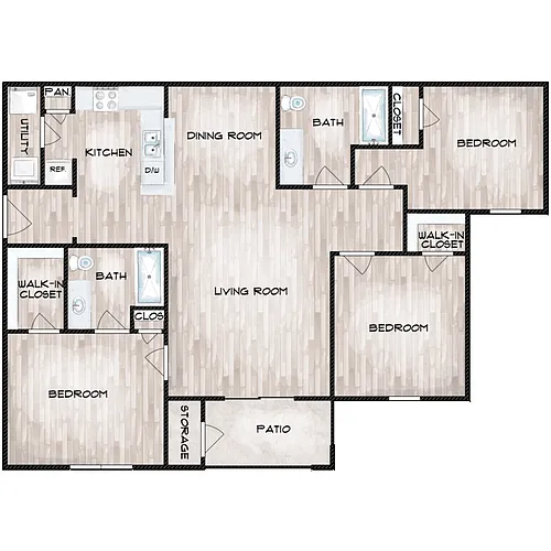 Floor plan Willow