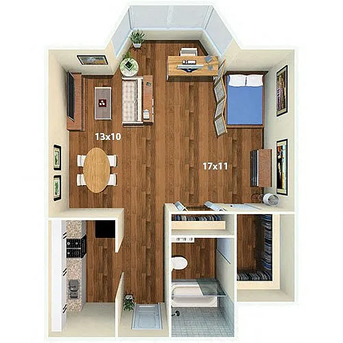 Floor plan Overton