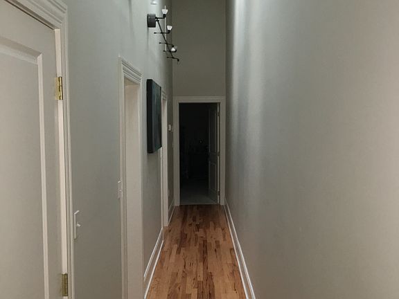 Tall ceilings with skylights and hickory hardwood floors