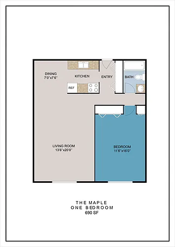 Floor plan The Maple