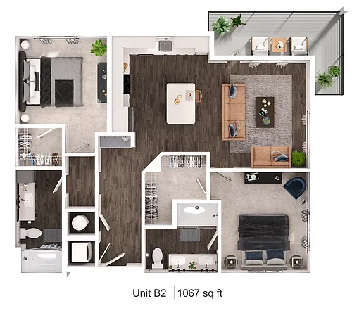 Floor plan B2