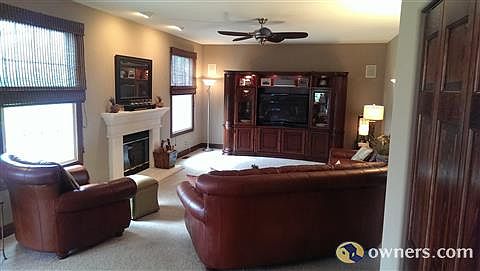 Family room with surround sound