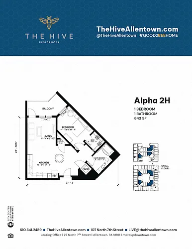 Floor plan Alpha 2H