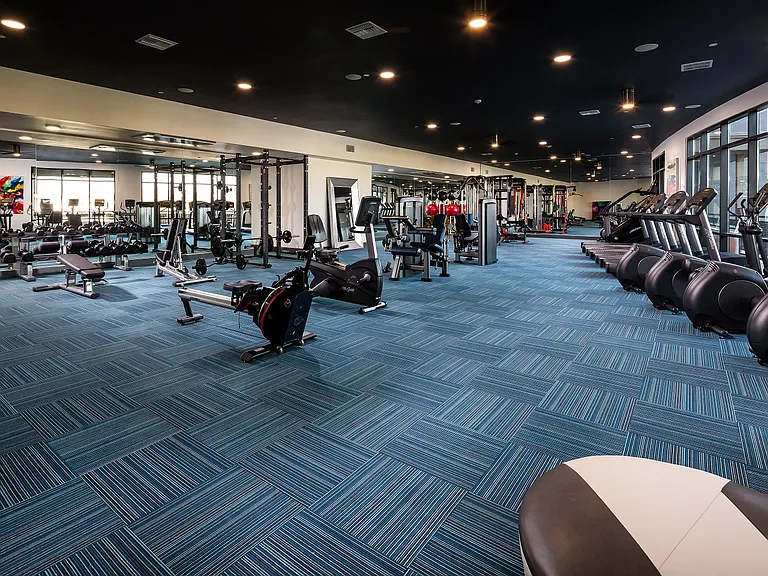 Corona, CA Metro at Main Apartments fitness center