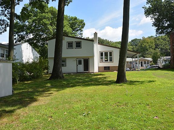 Large level back yard