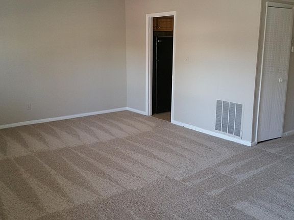 Living room with new carpet