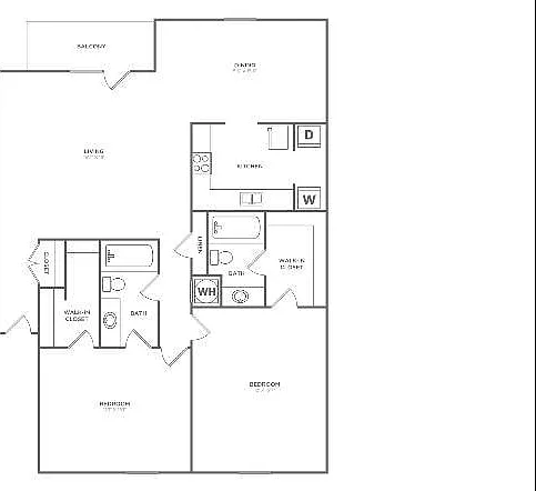 Champion Oak | 2 bed 2 bath | 1250 sq ft Champion Oak | 2 bed 2 bath | 1250 sq ft