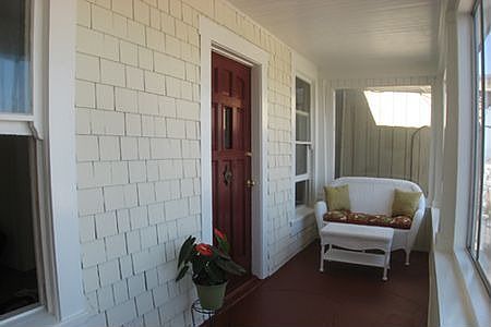 Enclosed front porch