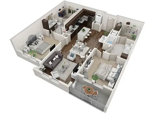 Floor plan B3A
