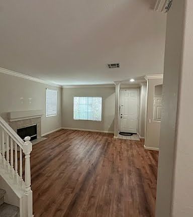 Main door and living area