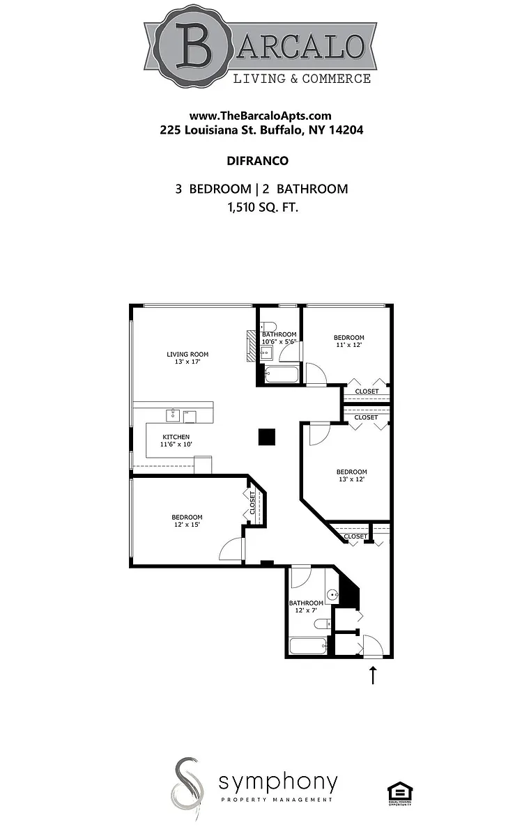 Floor plan DiFranco