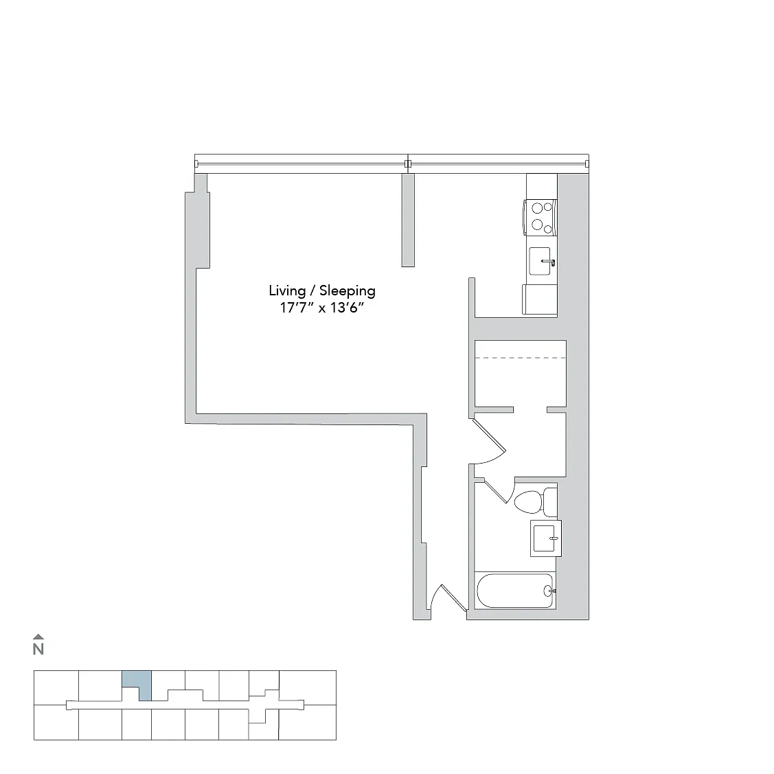 Floor plan lakem6-0b1b