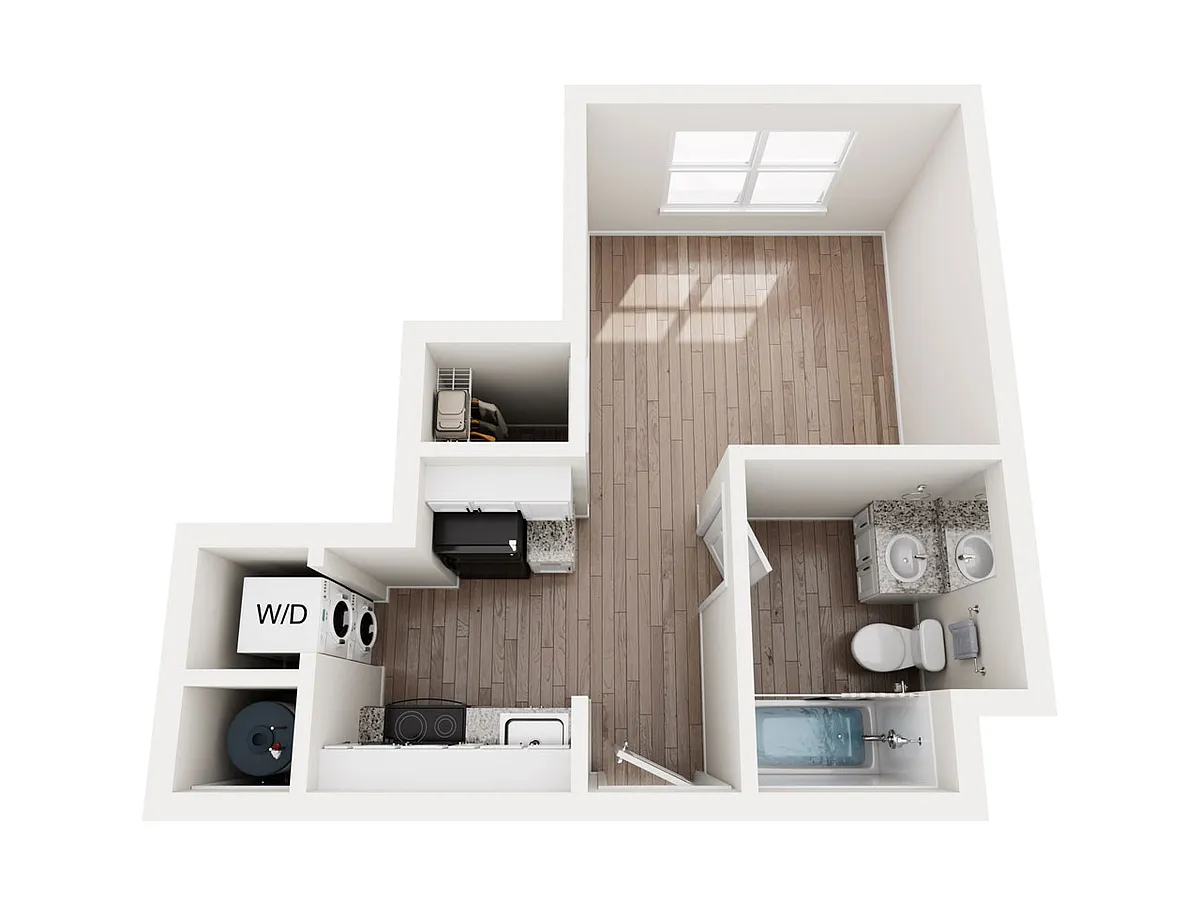 Floor plan A0UF Floor Plan