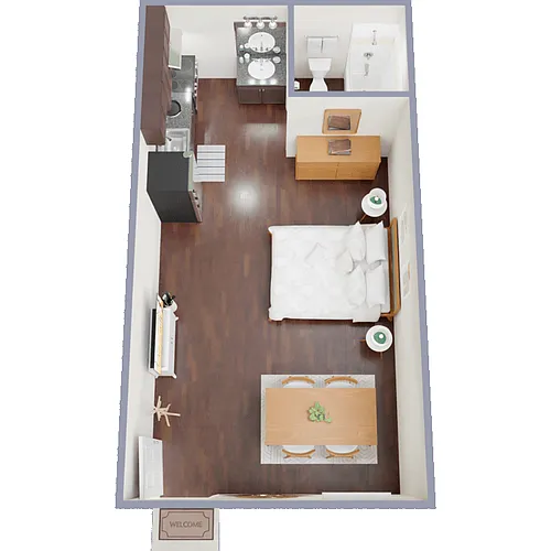 Floor plan Studio