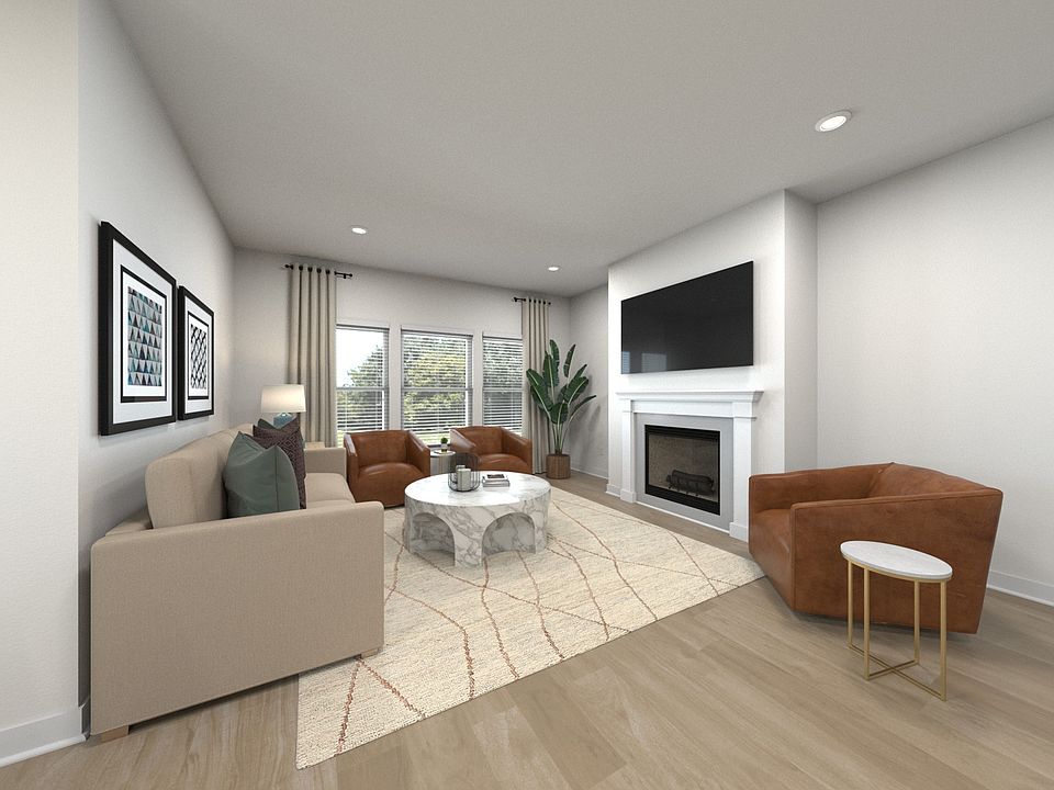 Virtually Staged Living Room