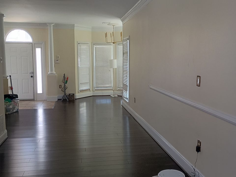 living room and dining room