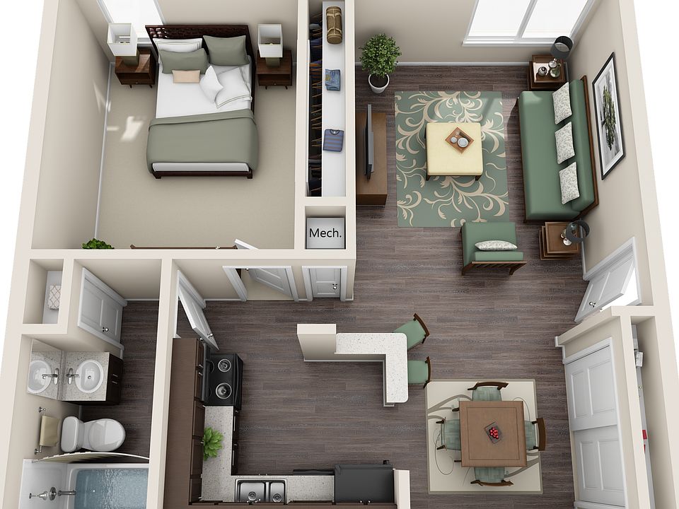 2nd image of 5005 Lily Ln #1B-1Ba-700Sqft