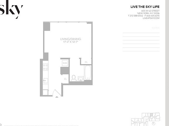 2nd image of 605 W 42nd St APT 14D