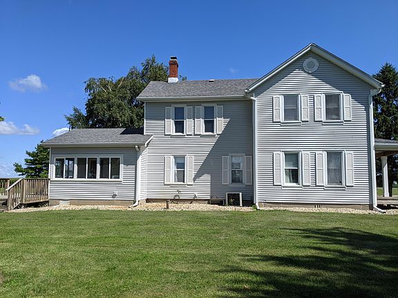View from yard looking north