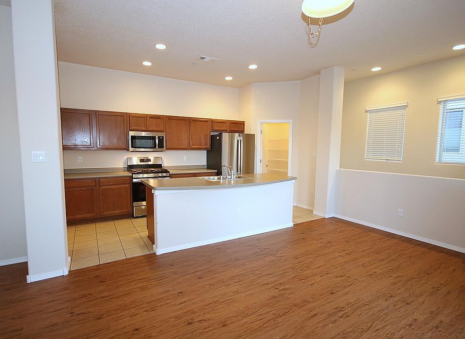 Open kitchen and living room