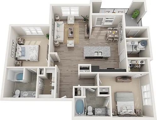 Floor plan B3D