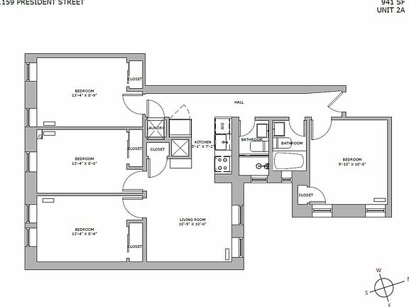 2nd image of 1159 President St APT 2A