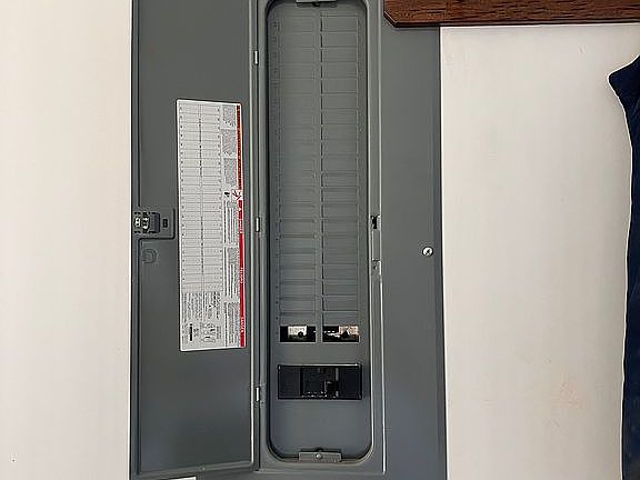 House is wired for electric 