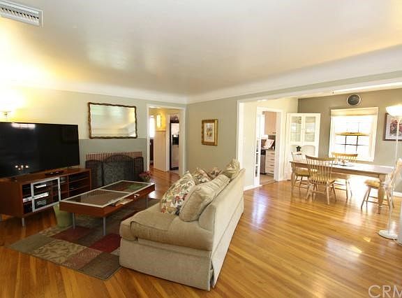 Living Room and Formal Dining Room with Hardwood Floors
