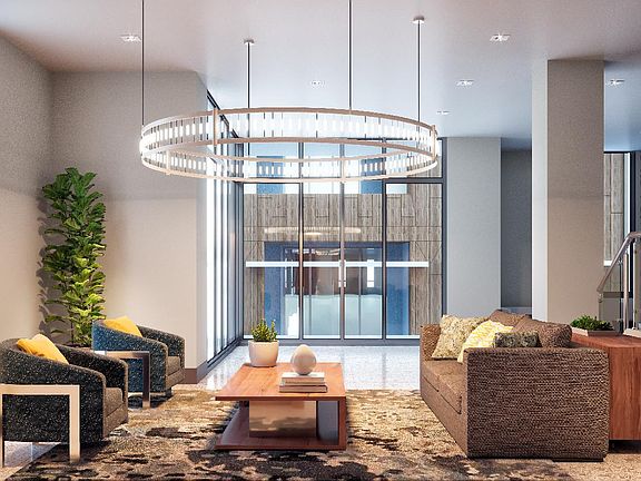 Lobby entry to building