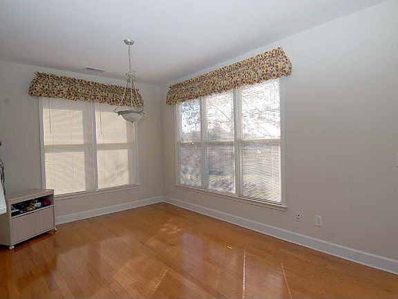 Breakfast room is spacious and filled with light!