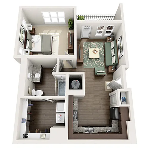 Floor plan Pike`s Peak