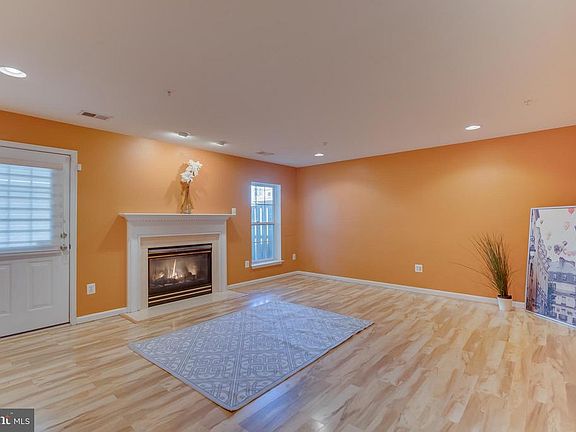 Gas fireplace and durable flooring