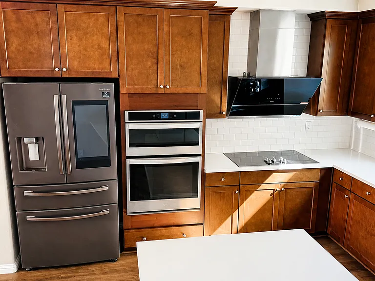 Refrigerator & Oven & Induction Stove and Range Hood