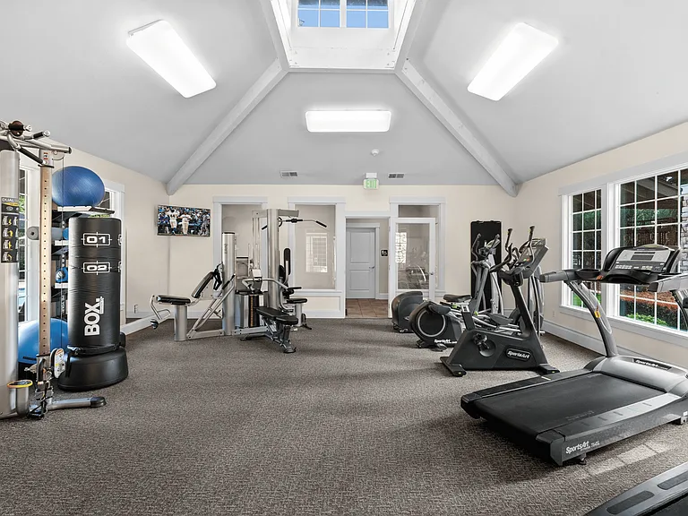 Stay active in our fully equipped fitness center.
